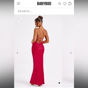 BABYBOO RED PROM DRESS